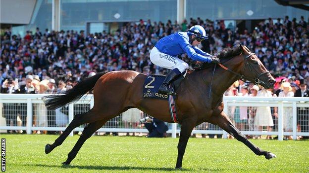 Baaeed ridden by Jim Crowley