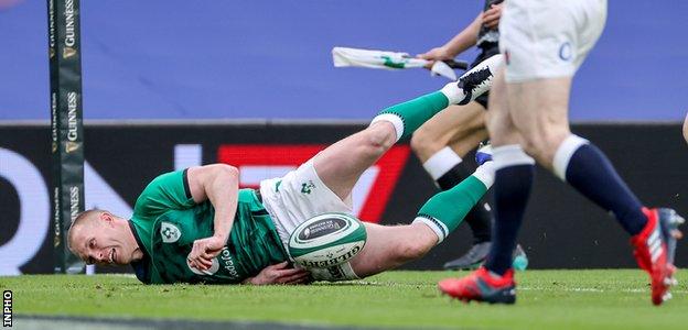 L'Irlande n'a jamais regardé en arrière samedi après l'essai sensationnel de Keith Earls