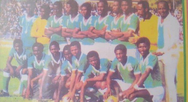 Cherif Souleymane and team mates