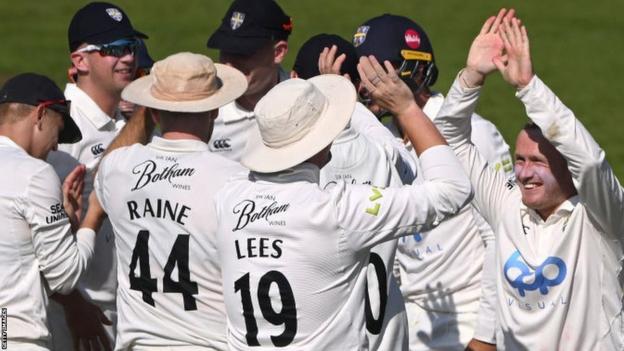 County Championship: Division Two leaders Durham complete 24-point win ...