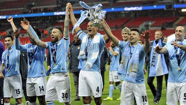 Manchester City win the League Cup