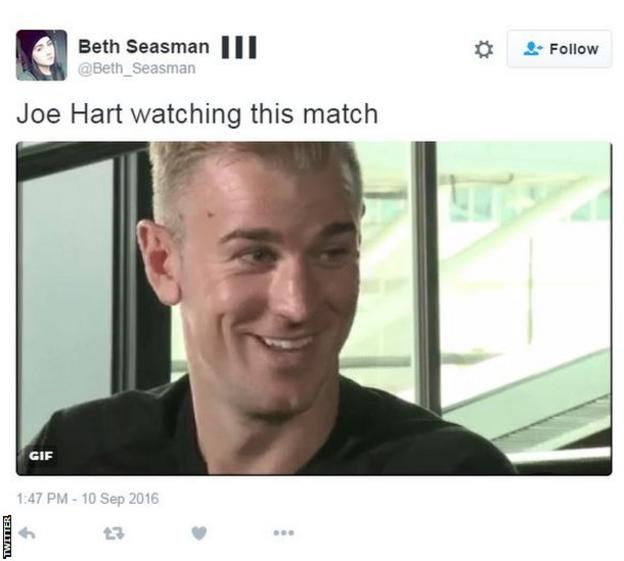 Former Manchester City goalkeeper Joe Hart