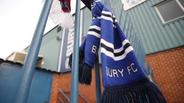 Bury will not be readmitted into League Two next season after meeting of member clubs