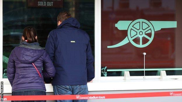 Free tickets given to fans will cost Arsenal a minimum of £20,000