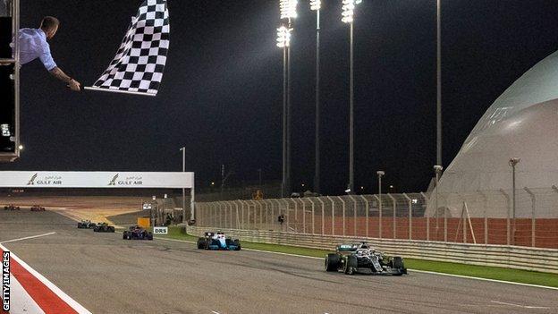 Lewis Hamilton wins 2019 Bahrain Grand Prix