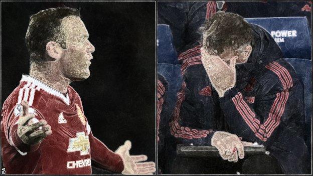 Wayne Rooney and Louis van Gaal