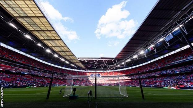 A general view of Wembley Stadium