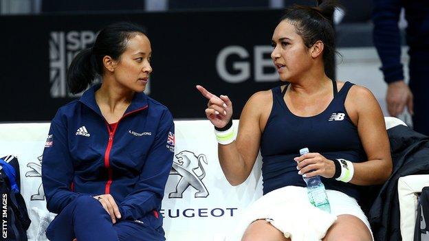 Anne Keothavong and Heather Watson