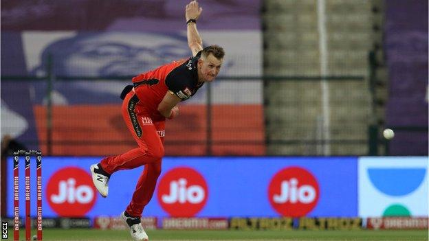 Chris Morris playing for Royal Challengers Bangalore