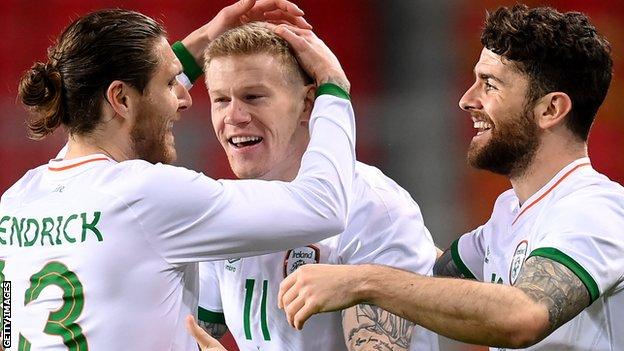 Stoke City winger James McClean has scored 11 goals for the Republic of Ireland