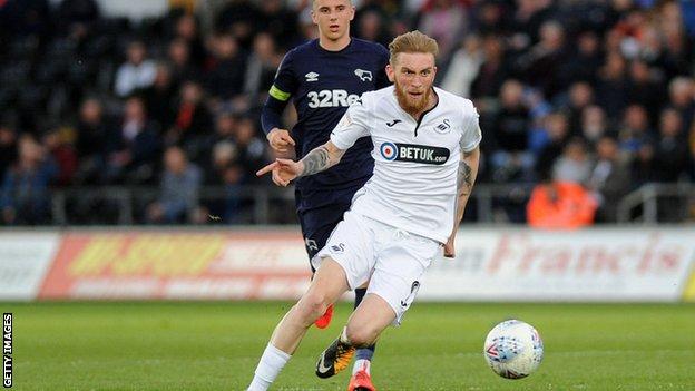 Oli Mcburnie Sheffield United Sign Swansea Striker For Club Record 20m Bbc Sport