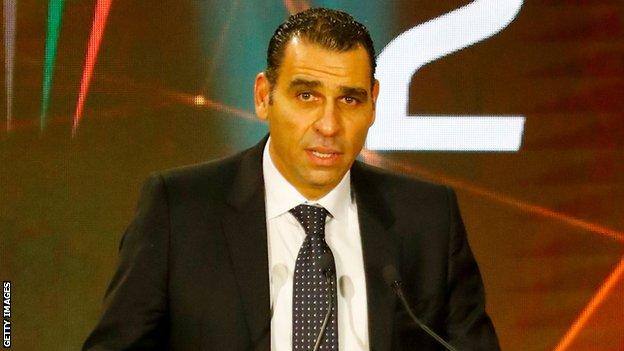 Le président de la Fédération algérienne de football, Khireddine Zetchi