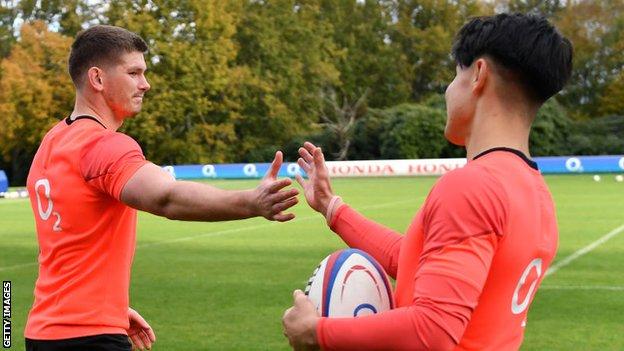 Owen Farrell and Marcus Smith