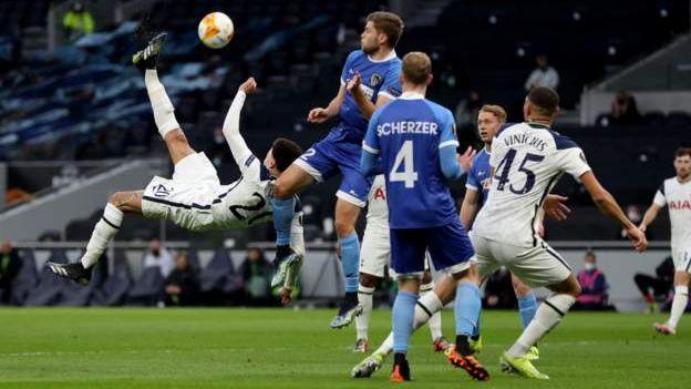 Tottenham Hotspur 4 0 Wolfsberger Spurs Cruise Into The Europa League Last 16 Bbc Sport