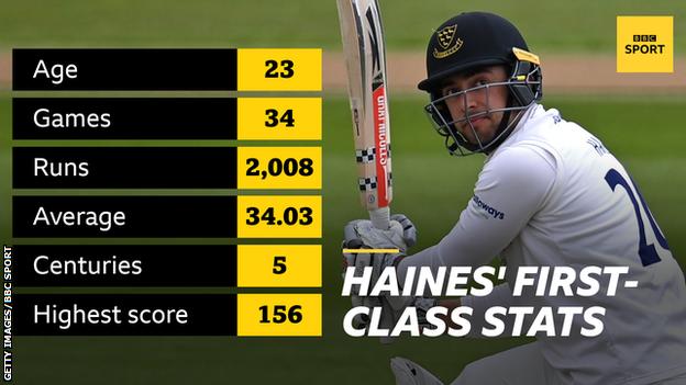  Age 23, Games 34, Runs 2,008, Average 24.03, Centuries 5, Highest score 156