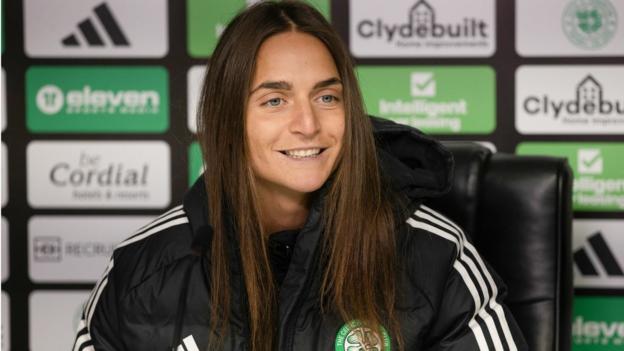 New Celtic head coach Elena Sadiku aims to make a winning start by reaching the SWPL Cup final at Rangers' expense