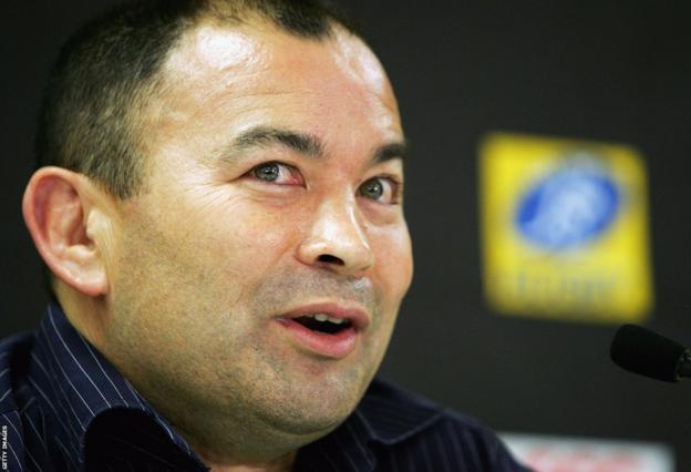 A tearful Eddie Jones after his 2005 sacking by Australia