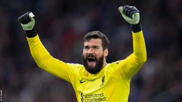 Liverpool goalkeeper Alisson