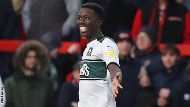 Panutche Camara: Plymouth's Guinea-Bissau midfielder has 'brilliant ...