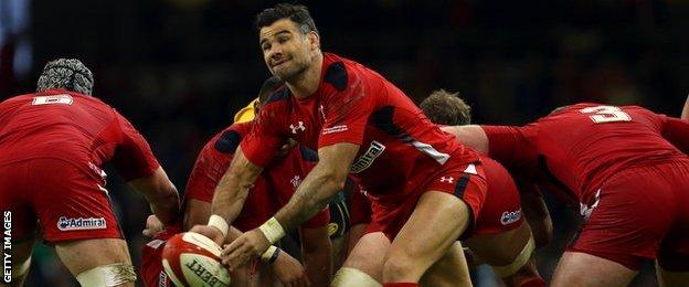 Wales scrum-half Mike Phillips