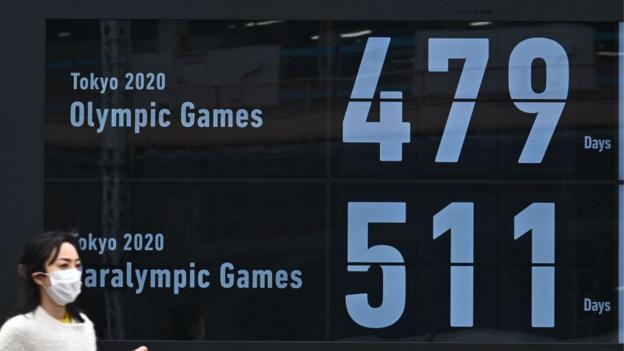 Olympics countdown clock