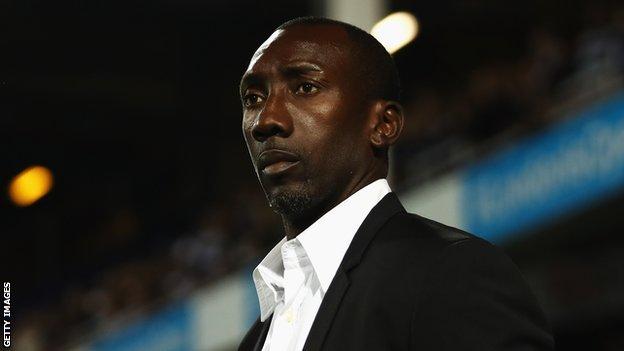 QPR manager Jimmy Floyd Hasselbaink