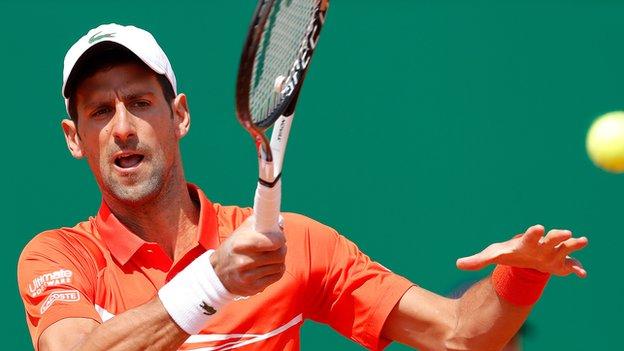 Novak Djokovic wins in Monte Carlo