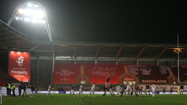 Wales v Georgia in November 2020