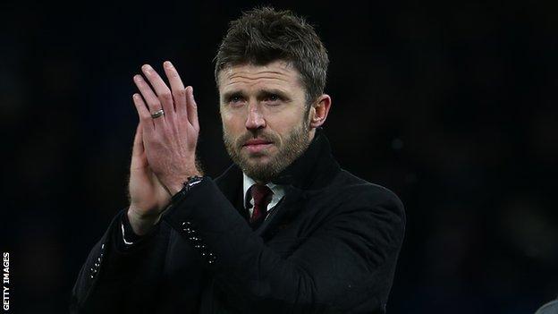 Carrick earned a point in his first Premier League game as caretaker boss