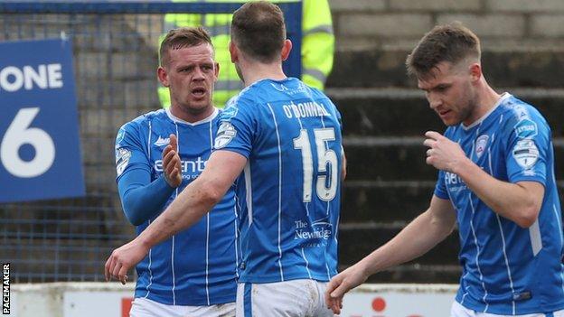 Coleraine are unbeaten in 2021 thanks to Aaron Canning's goal