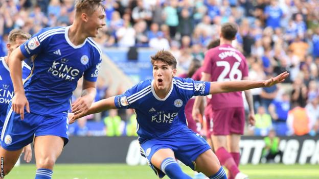 Leicester City 2-1 Cardiff City: Debutant Cesare Casadei scores