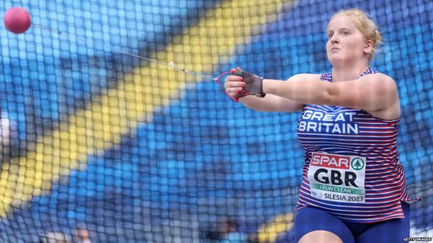 UK hammer champion Charlotte Payne was diagnosed with hearing loss at the age of three