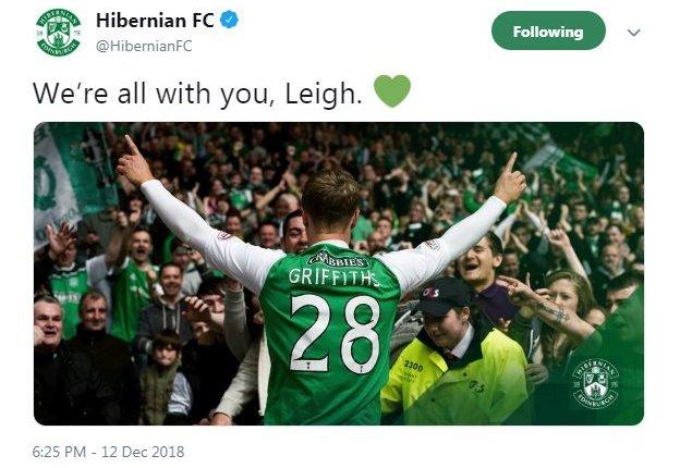 Hibs tweet
