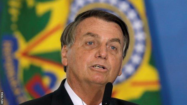 Le président brésilien Jair Bolsonaro