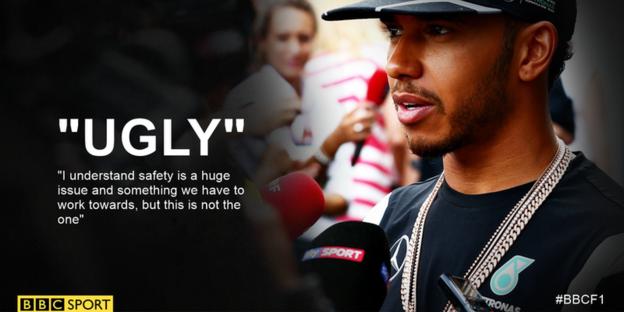 Lewis Hamilton responds in March to new Halo designs