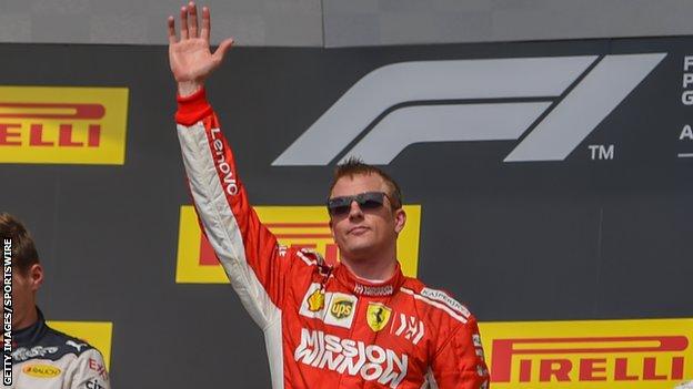 Formula 1 on X: BREAKING: Kimi Raikkonen wins in Austin