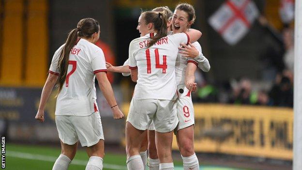 England celebrate