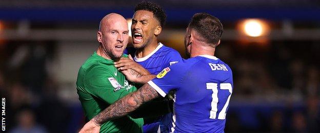 John Ruddy's penalty save was his second this season for Birmingham City