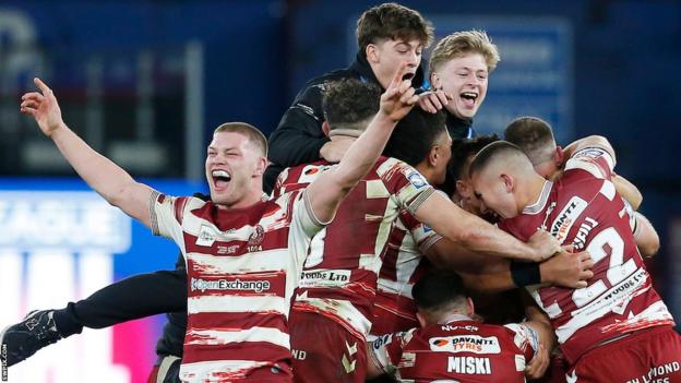 Morgan Smithies (left) played his final game for Wigan Warriors came in their Super League Grand Final win against Catalans Dragons