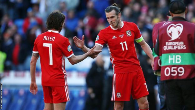 Joe Allen and Gareth Bale