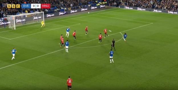 Alex Iwobi scores for Everton against Man Utd in October (image two of three)