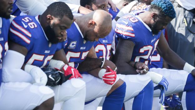 President Trump warns NFL boss he must act on take the knee protest ...