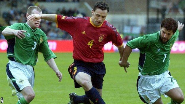 Northern Ireland v Spain in 2003