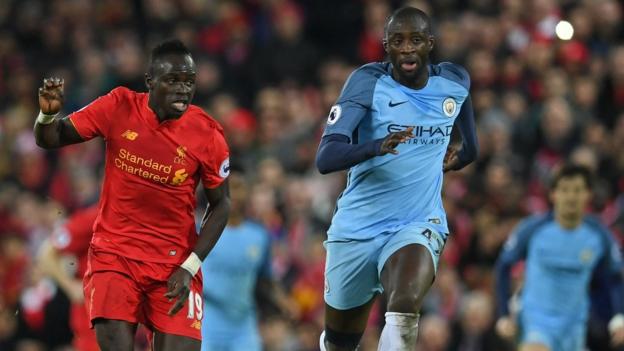 Sadio Mane and Yaya Toure