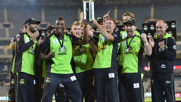 Sydney Thunder beat Kevin Pietersen's Melbourne Stars in Saturday night's final at the MCG