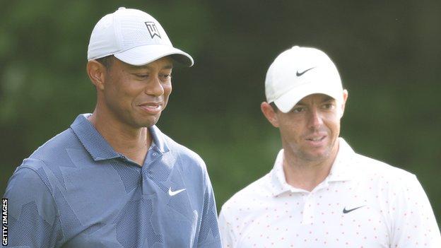 McIlroy went to visit Woods at his Florida home a few weeks ago