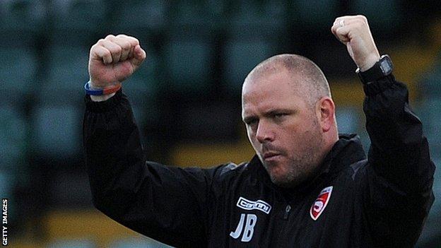 Morecambe boss Jim Bentley is the longest-serving manager in the top four tiers of English football
