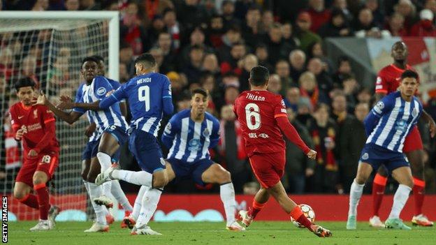 The team (FC Porto) and Luis DIaz (FC Porto) celebrate his goal during the  UEFA Champions League, Group B football match between AC Milan and FC Porto  on November 3, 2021 at