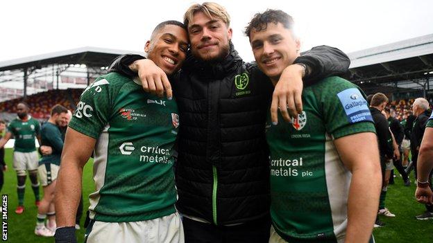 Ben Loader, Ollie Hassell-Collins and Henry Arundell