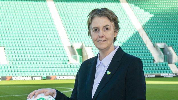 Leeann Dempster has spent 14 years working in men's Scottish football